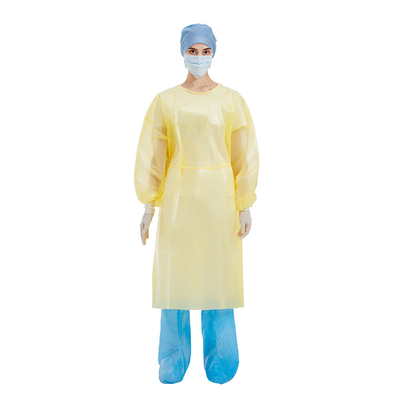 PPE Yellow Level 2 Disposable Gowns S/M/L/XL/XXL AAMI PB70 Level 1 Level 3