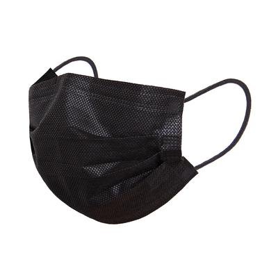 CE EN13485 Black 3 Ply Surgical Face Mask Disposable Eco Friendly