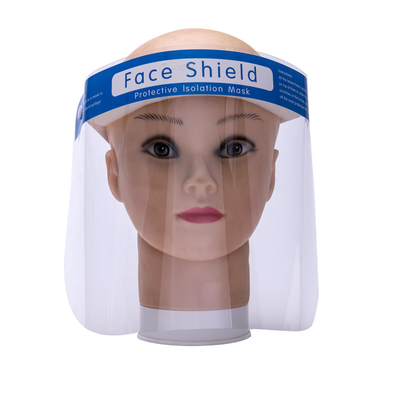 Anti Fogging Disposable Protective Face Mask Plastic Full Faceshield