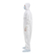 PPE Disposable Protective Coverall Waterproof White 25gsm-70gsm