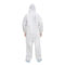 PPE Disposable Protective Coverall Waterproof White 25gsm-70gsm
