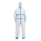 55-70gsm Disposable Protective Coverall , M-4XL White Disposable Microporous Coveralls With Hood