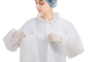 White Lightweight Disposable Lab Coats No Woven S To XXXL 30-40gsm