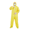Yellow Disposable Protective Coverall With Shoe Cover S-3XL 20-60gsm