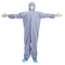 Purple PPE Disposable Protective Coverall 30gsm To 70gsm Fire Retardant Spunlace Cloth