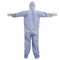 Purple PPE Disposable Protective Coverall 30gsm To 70gsm Fire Retardant Spunlace Cloth