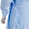 Level 4 Spunlace Blue Disposable Surgical Gowns With Knitted Cuff Non Woven