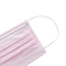 Pink Disposable Non Woven Fabric Face Mask 3 Layer Breathable Non Woven Meltblown