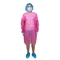 Pink Pp Disposable Safety Isolation Gowns  Non Woven 30gsm Knitted Cuff Ppe