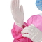 Pink PP Non Woven 30gsm Disposable Medical Gowns PPE AAMI Level 1 2 3 4