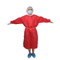 30gsm Disposable Isolation Gowns Universal Red PP Hospital