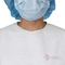 White Medical Isolation Gowns Disposable With Knitted Cuff Waterproof 20-65gsm