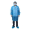 Blue Medical Disposable Lab Coats PP 30G Nonwoven Hospital